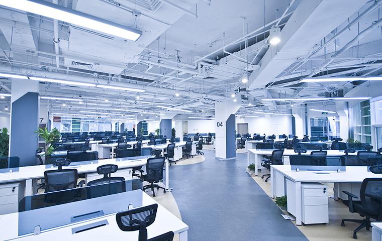 interior of an office space