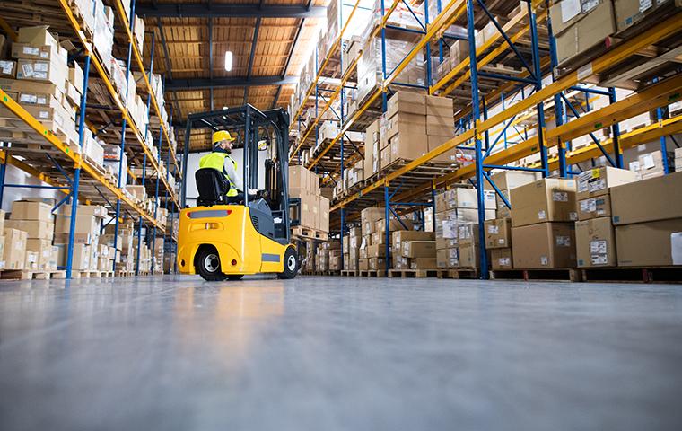 interior of a warehouse