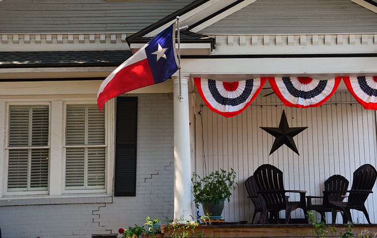 a front porch view of a home in mckinney texas