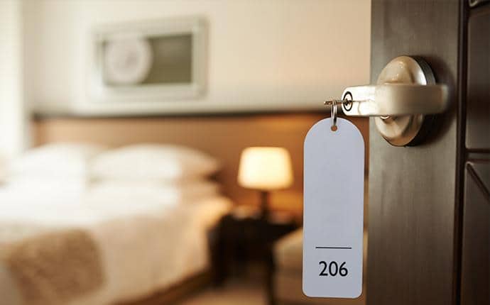 Large Scale Bed Bug Monitoring Programs bed bug monitoring in hotel room