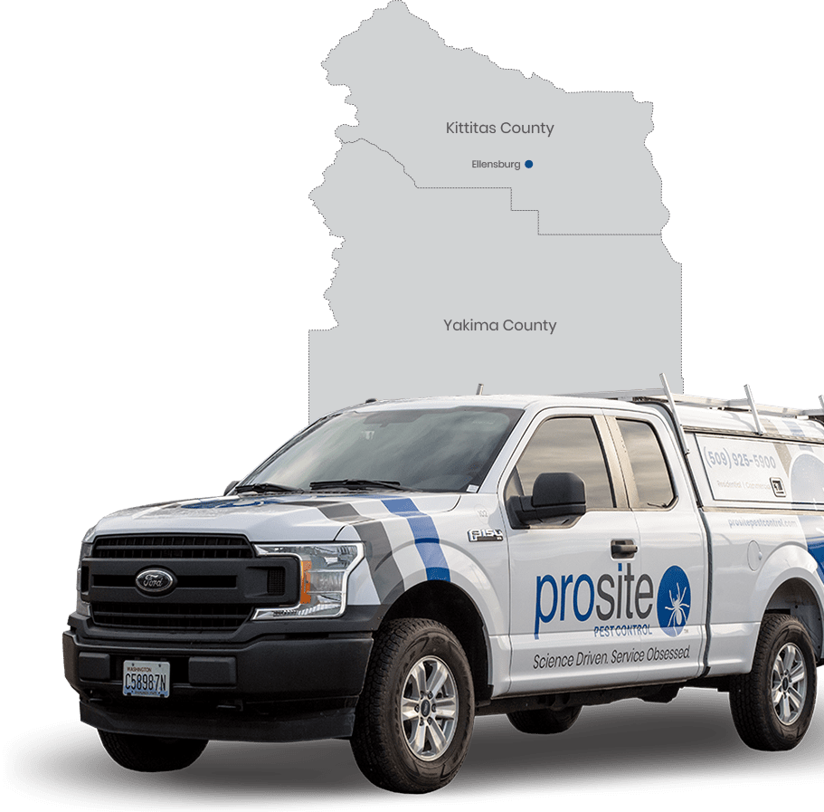 prosite pest control truck and service area map
