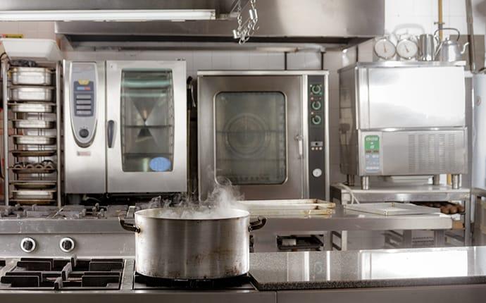 a commercial kitchen inside of a mississippi restaurant