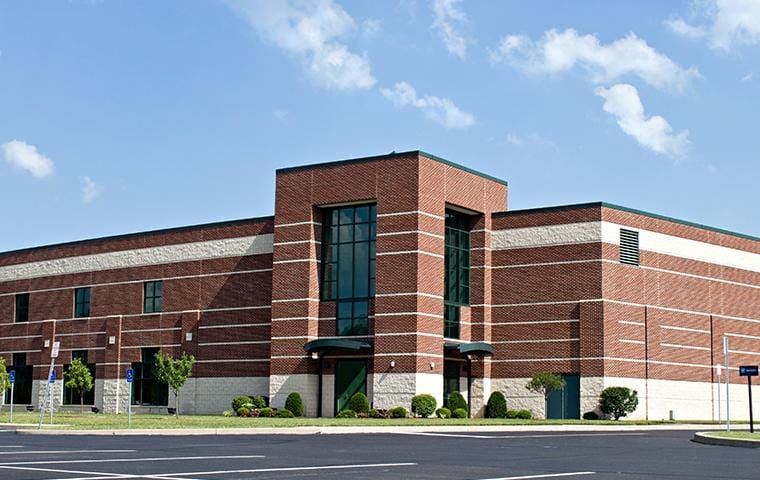 an outside view of an office building in hattiesburg mississippi