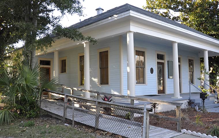 exterior view of a home serviced by havard pest control in meridian mississippi