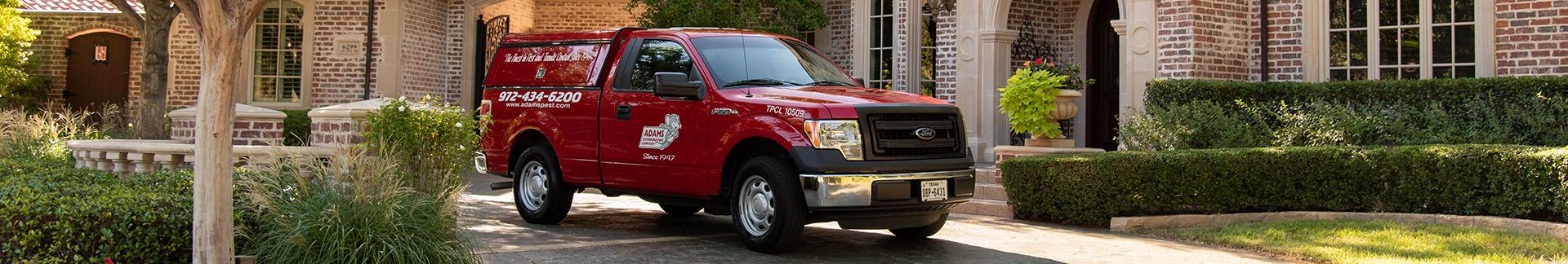 pest control truck