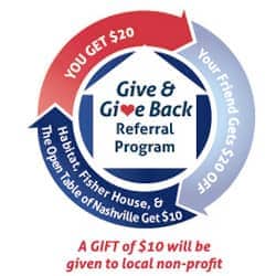 give & give back logo