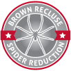 brown recluse spider control low level badge