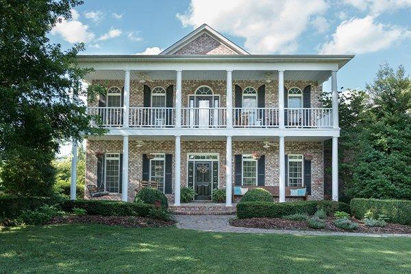 two story kentucky home with porch