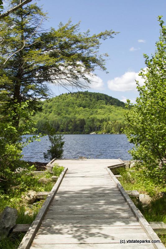 Kettle Pond accessible walkway and canoe launch.