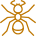 Covers 30+ Common Pests gold ant icon