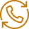 Unlimited Service Calls gold telephone icon