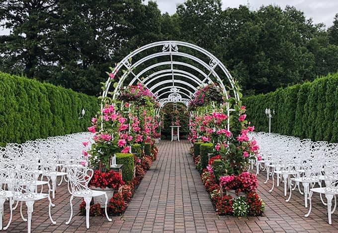 One Time Treatments Are Perfect For Outdoor Events an outdoor wedding area without guests in new york