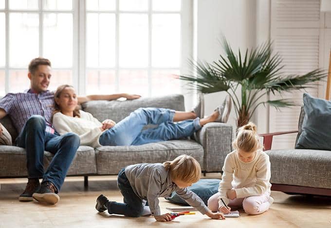 Protect Your Family With Professional Radon Testing long island homeowners resting at home