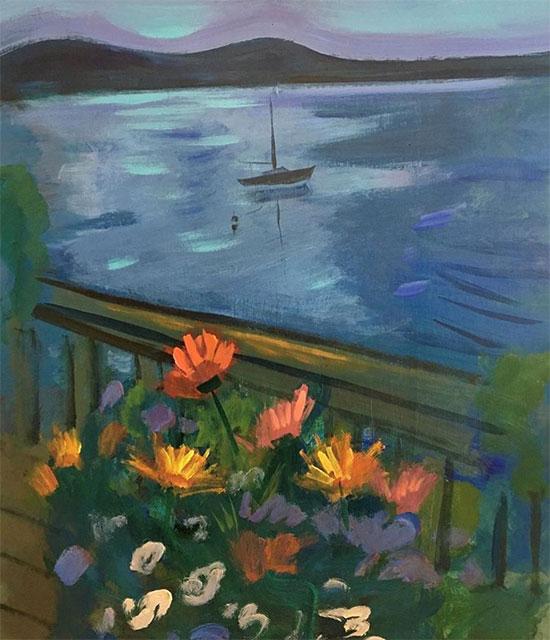 Blaine's Boat, Down East, Maine, 24” x 30”