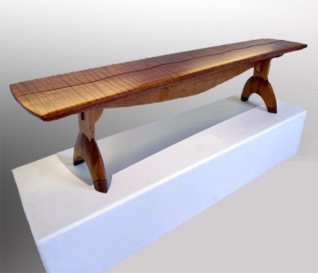 Curly Redwood Bench #2