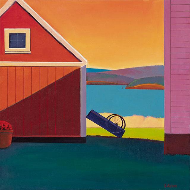 Red Barn, Late Afternoon, 24