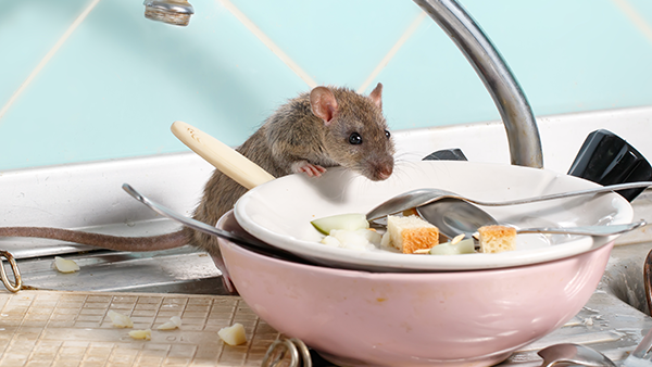 rodent inside the kitchen