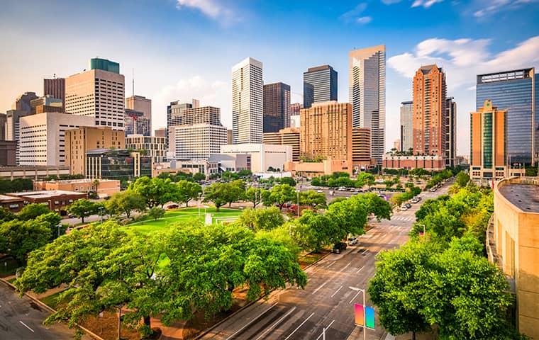 houston texas city view