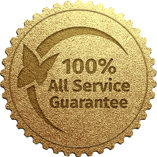 100% All Service Guarantee Logo