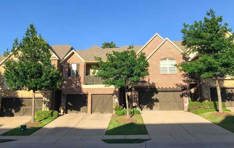 street view of a homes in little elm texas
