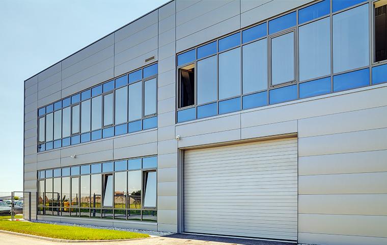 a large industrial building needing professional pest control