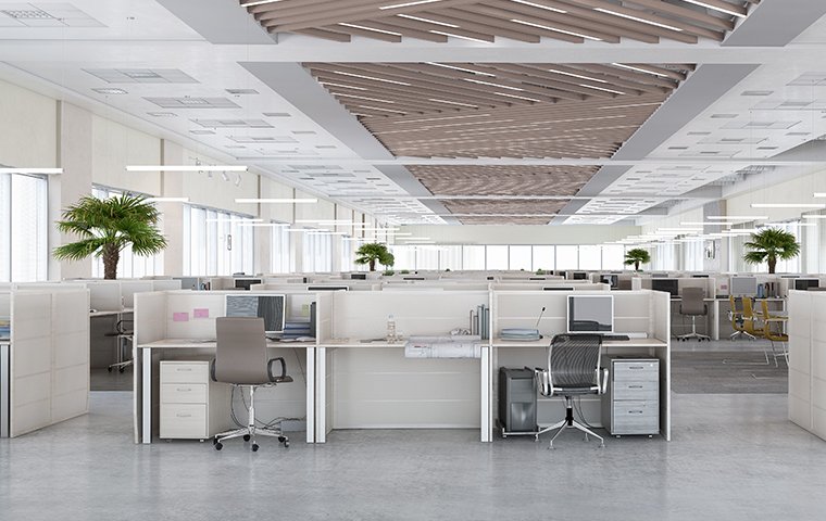 Quality Pest Management For Office Buildings And CPA Firms the interior of a modern memphis office building